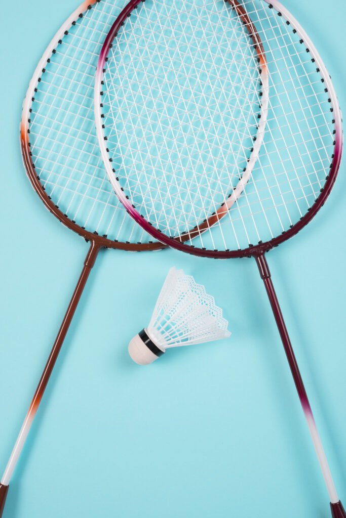 moderne badminton apparatuur samenstelling